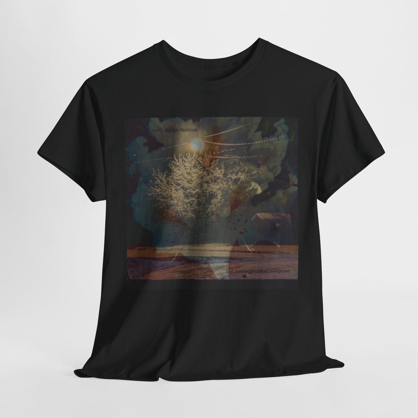 lost bedraggled and overgrown cover art t-shirt